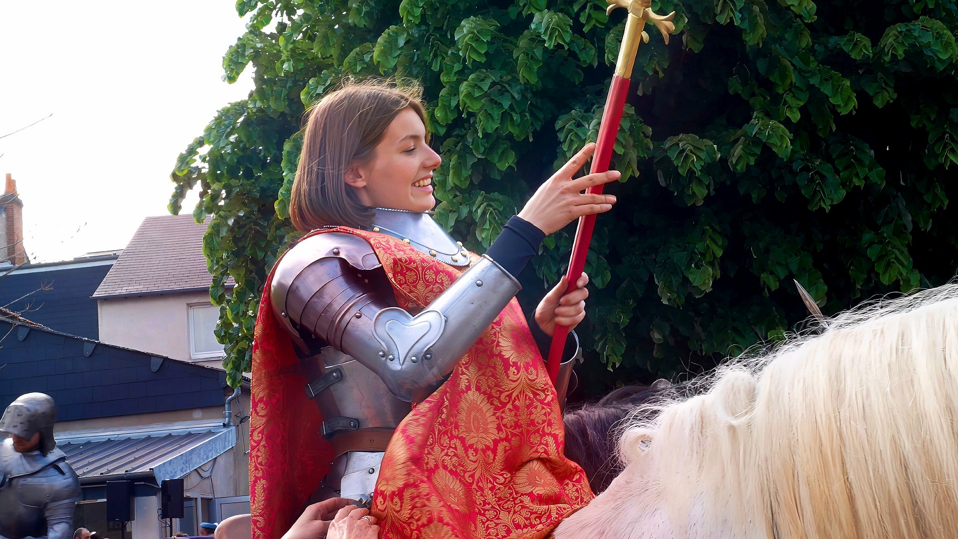 Maïlys Boët figure Jeanne d'Arc - photo Jeff