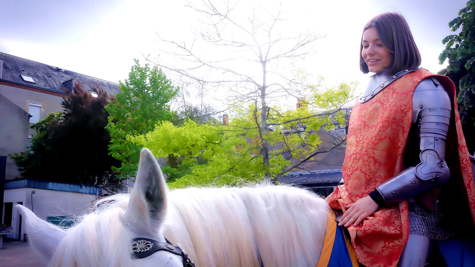 Maïlys Boët figure Jeanne d'Arc - photo Jeff