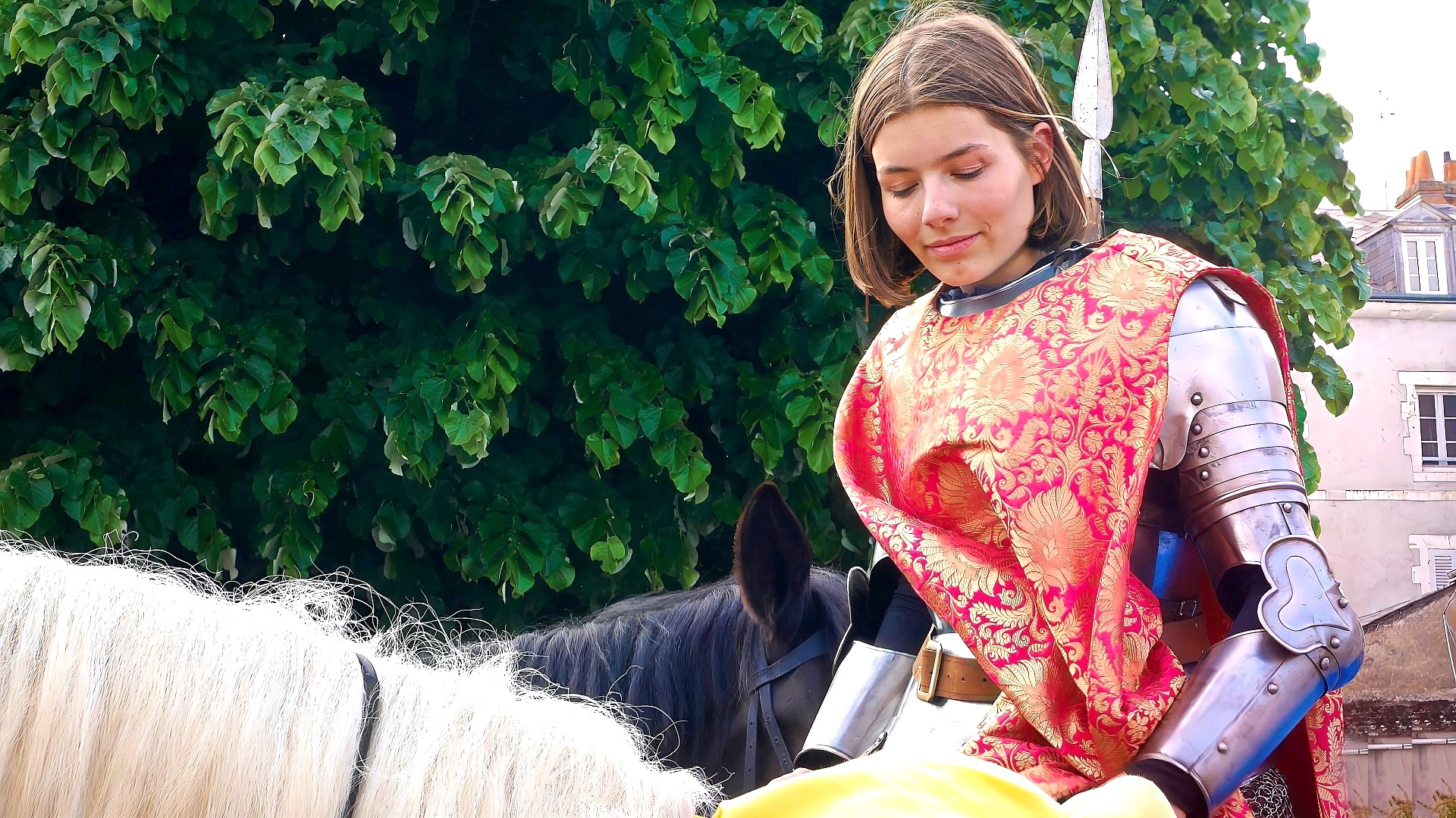 Maïlys Boët figure Jeanne d'Arc - photo Jeff