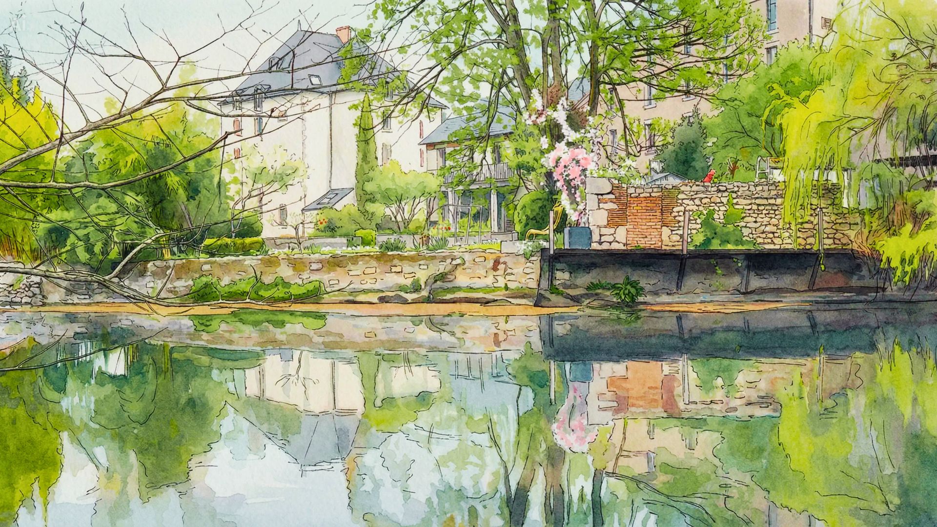 Courte balade au bord du Loiret (musique et photos)