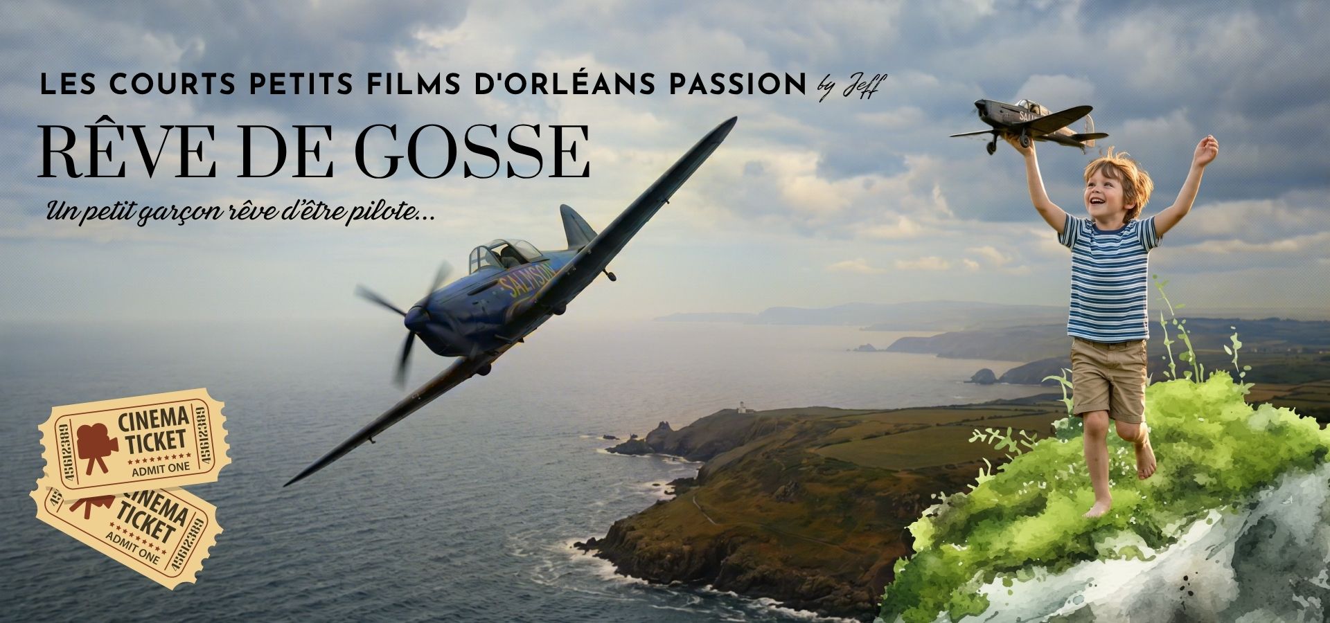 Rêve de gosse, très court petit film (aviation)maj.